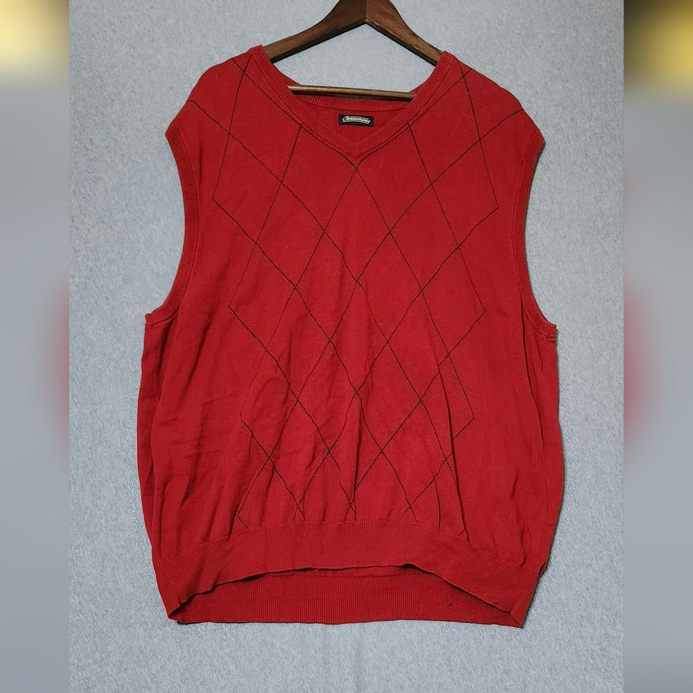 Consensus argyle v-neck sweater vest